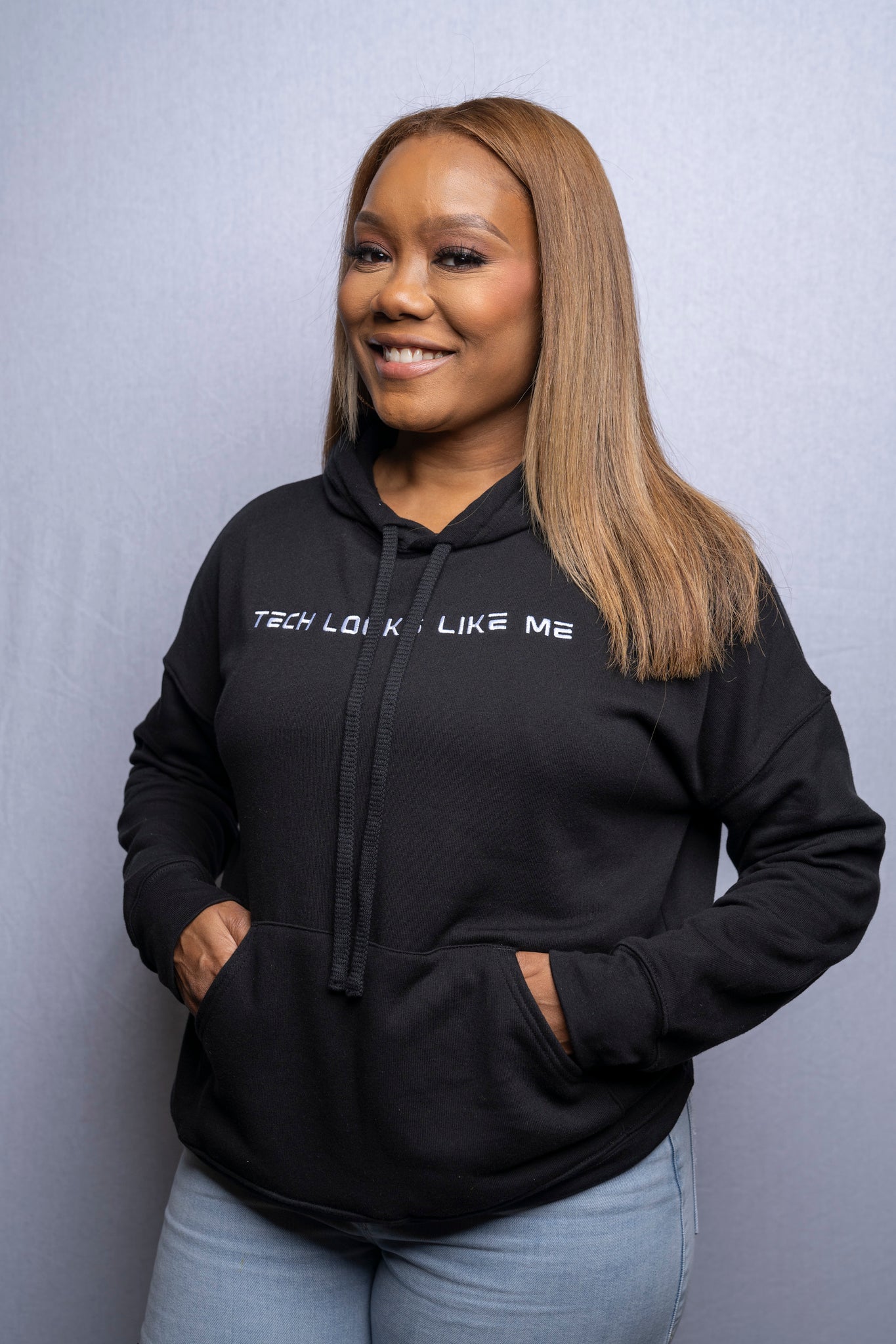 Tech Looks Like Me Hoodie (Black)