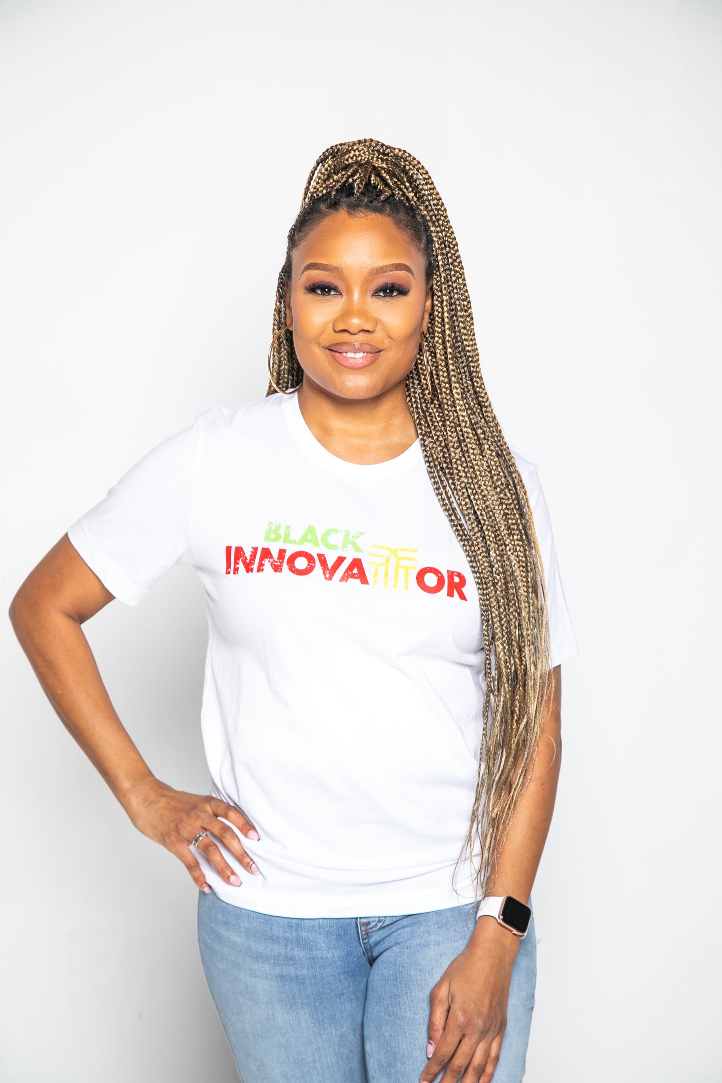 Black Innovator™ Tee (White)